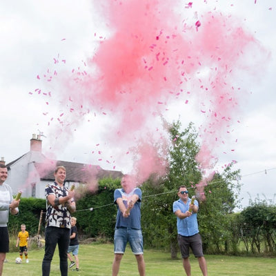 Gender Reveal Powder Cannon Pink
